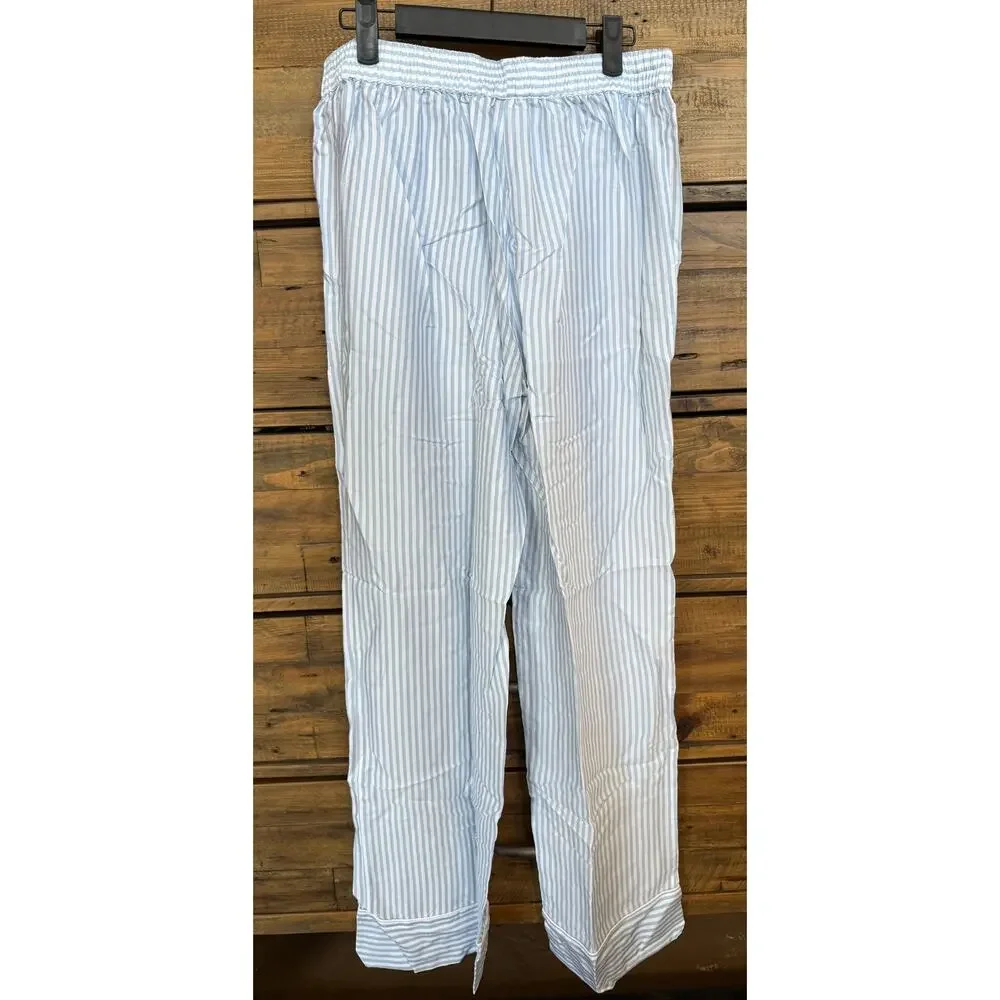 Ettitude Pajama Pants Women's Medium Striped CleanBamboo Drawstring Lightweight